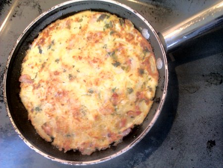 First go at frittata