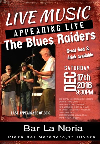 Blues Raiders in Bar La Noria