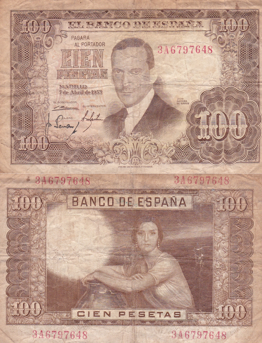 100 Pesetas